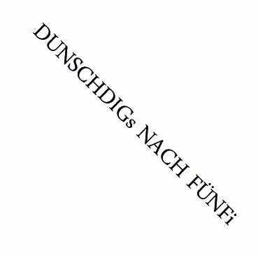 Dunschdigs nach Fünfi geht in die Verlängerung